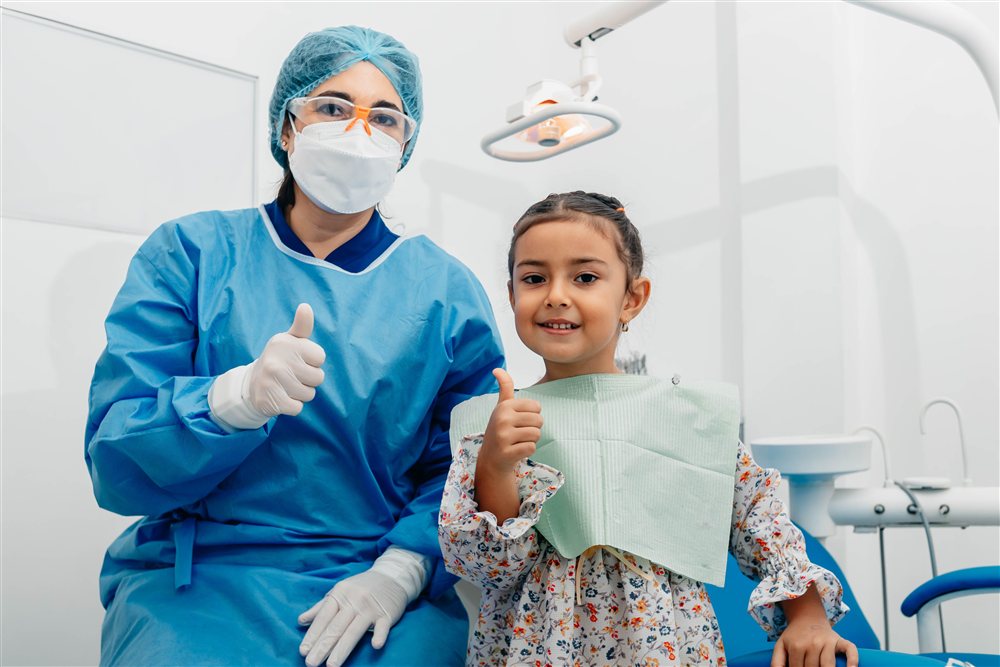 Special needs pediatric dentistry Christiansburg VA child comfortable in dental chair